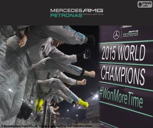 yapboz Mercedes F1 Team, şampiyon 2015